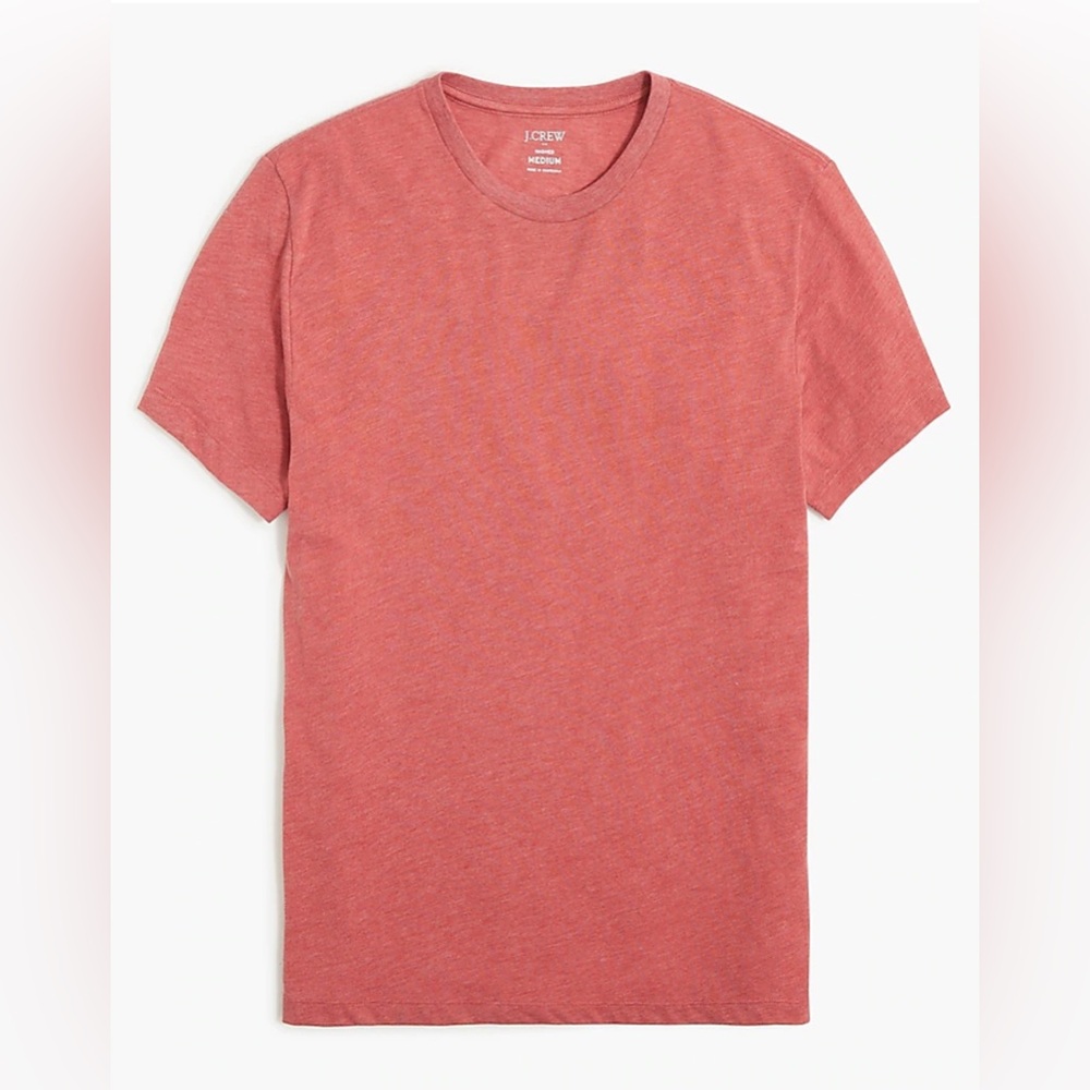 NWT J. Crew Red Washed jersey crewneck TShirt Sz Small